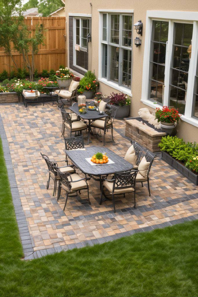 Paver patio